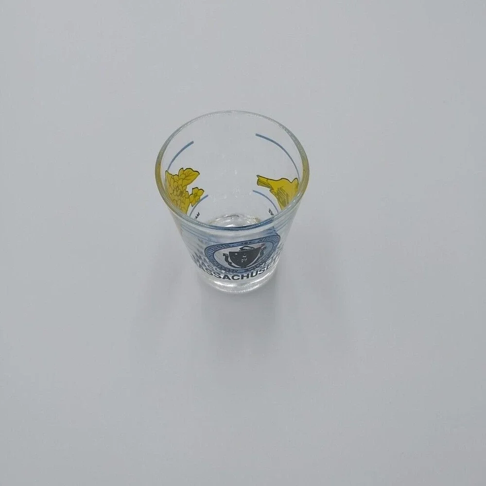MASSACHUSETTS STATE SHOT GLASS SHOTGLASS‎